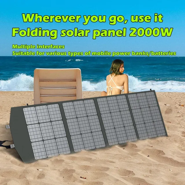 2000w 1500w 1000w 500w panneau solaire pliable Flexible… – vue 6
