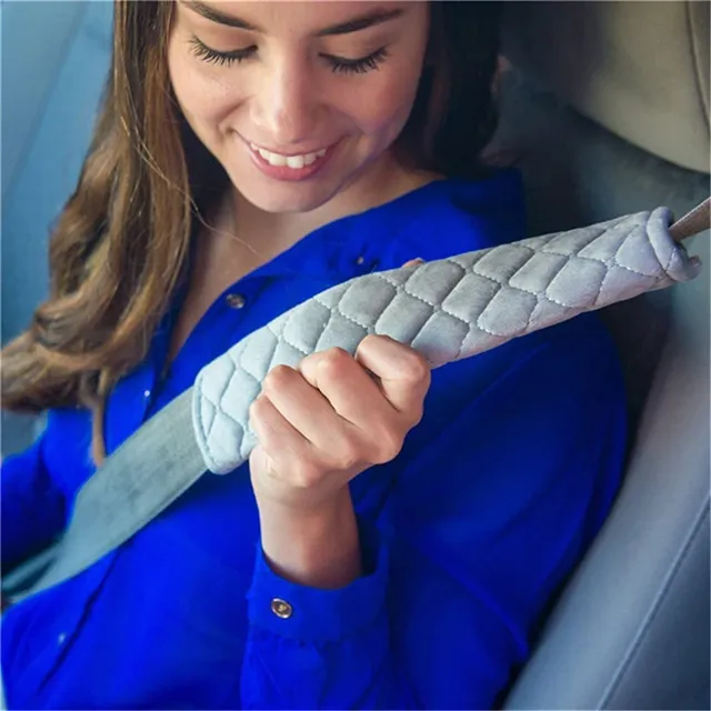Juste de ceinture de sécurité en peluche douce pour… – vue 4