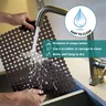 Paquet de 2 tapis d'évier de cuisine pour éviers en… – vue 4