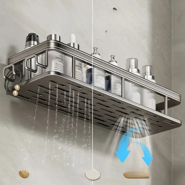 Support mural de rangement pour salle de bain