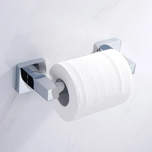 Porte rouleau papier toilette mural rétractable ABS… – vue 2