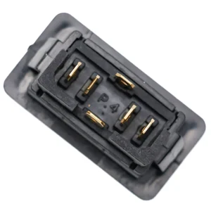 Bouton de commutation d’alimentation électrique de voiture avec lumière verte, accessoires de lève-vitre, 6 broches, 12 V, 24V, 20A, ON, OFF Bouton de commutation d’alimentation électrique de voiture avec lumière verte, accessoires de lève-vitre, 6 broches, 12 V, 24V, 20A, ON, OFF