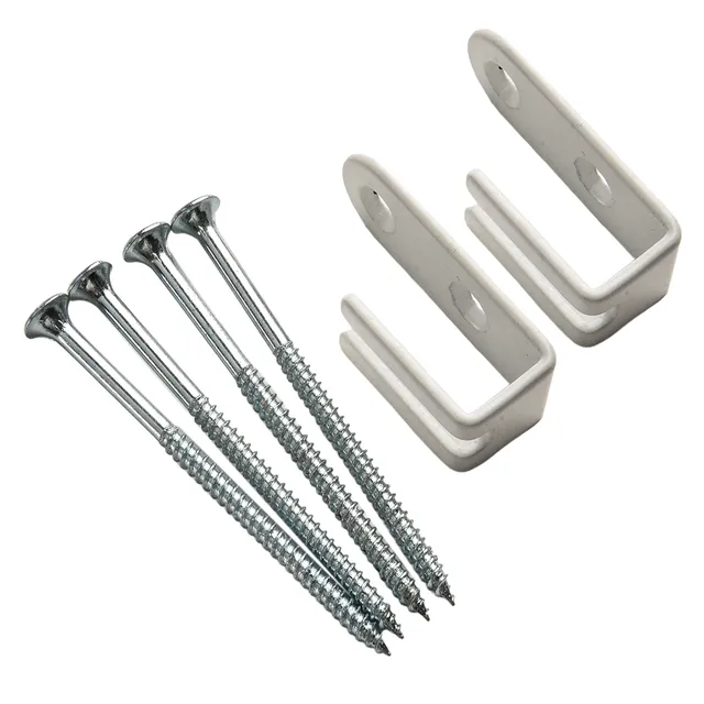 Porte serviettes chauffant 30cm acier carbone ABS blanc… – vue 5