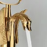 Robinet de baignoire de luxe en forme de cygne doré – vue 3