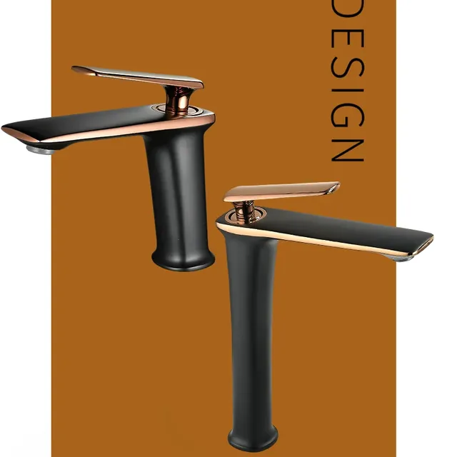 Bassin F/05 et Robinet d'Eau en Laiton Noir – vue 3