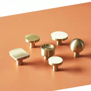 Boutons de cuisine d’armoire en laiton massif moderne, boutons de commode de tiroir de meubles en or, poignées de porte de placard-1Pack Boutons de cuisine d’armoire en laiton massif moderne, boutons de commode de tiroir de meubles en or, poignées de porte de placard-1Pack