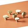 Boutons laiton massif doré brossé finition moderne… – vue 1
