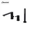 Mitigeur baignoire trois trous monocommande laiton noir… – vue 2