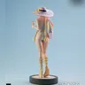 Figurine résine miniature bikini turquoise chapeau… – vue 5