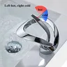 Robinet de lavabo de salle de bains créatif cascade… – vue 3