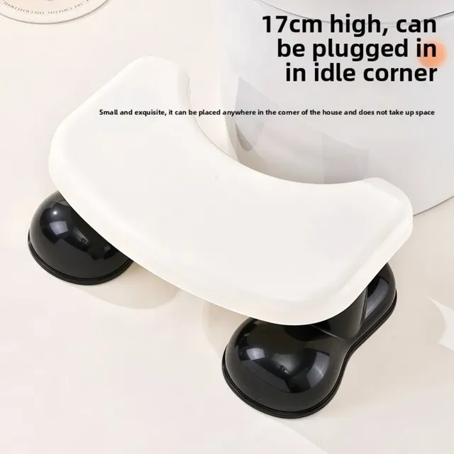Tabouret toilette ergonomique antidérapant plastique… – vue 2