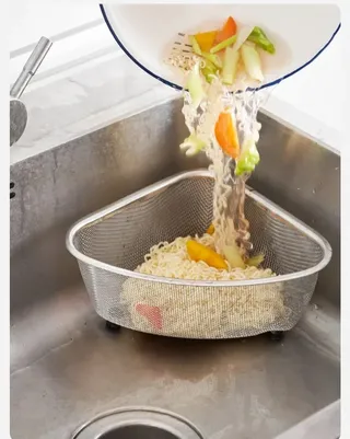 Filtre d'évier triangulaire de cuisine