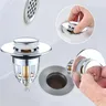 Bonde lavabo vidange évier clicclac chromée miroir plat… – vue 3