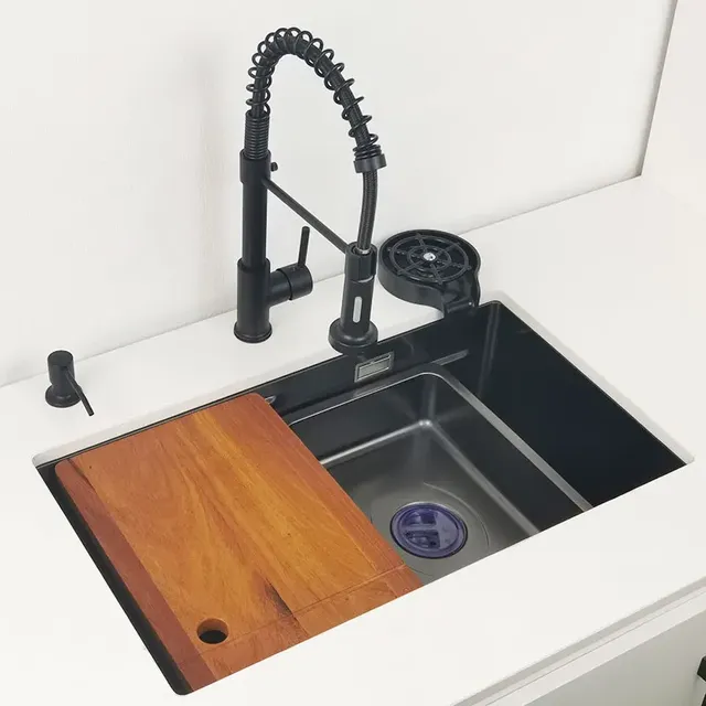 Évier de cuisine en acier inoxydable 304 – vue 3