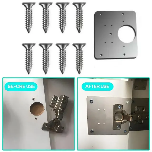 Kit de plaque de réparation de charnière de porte… – vue 6