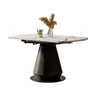 Table à manger ovale rectangulaire en marbre – vue 6