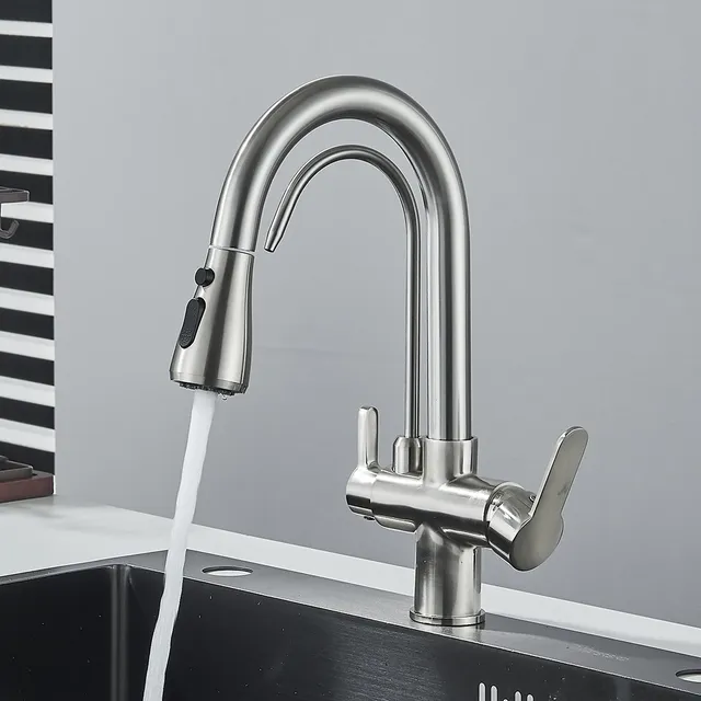 Senlesen robinet de cuisine doré pour eau purifiée – vue 3