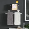 Porte serviettes mural auto adhésif sans perçage… – vue 2