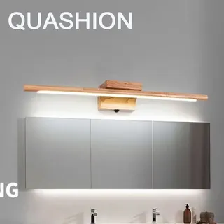 Applique murale à LED en bois massif