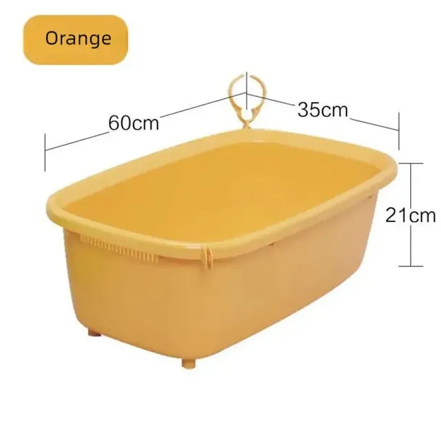 Baignoire portable animaux plastique durable ovale… – vue 4