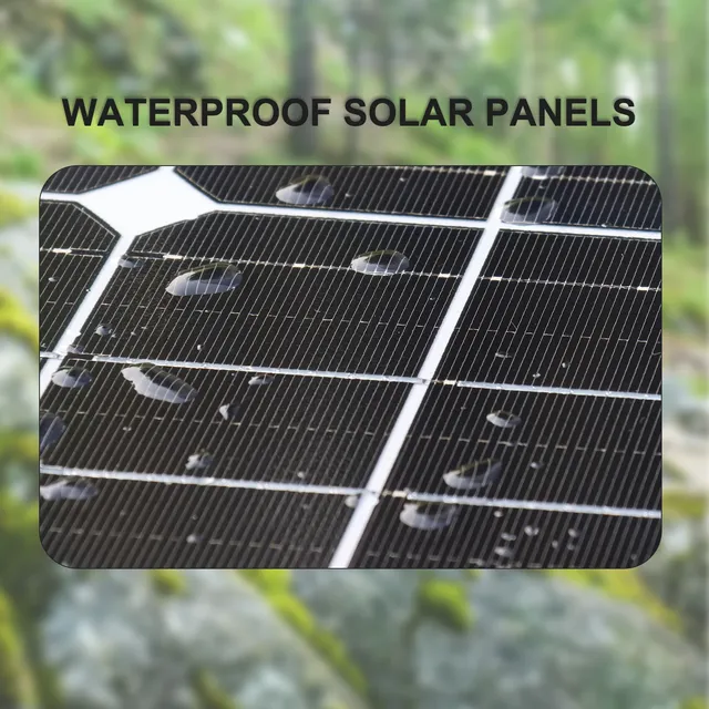 Panneau solaire rigide 200W et panneau solaire… – vue 4
