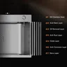 Évier de cuisine en acier inoxydable – vue 4