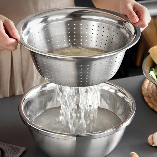Bassin de vidange de tamis de riz en acier inoxydable… – vue 4