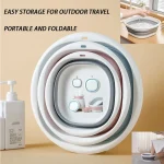 Lavabo Pliant Portable, Bassin à Pieds, Bassin à Légumes, Grande Capacité, Voyage en Plein Air, Facile à PRKitchen HO