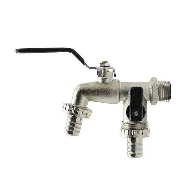 Robinet de jardin extérieur 1 entrée 2 sorties robinet… – vue 6