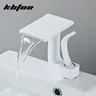 Robinet de salle de bains cascade carré moderne – vue 5