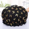 Bonnet douche imperméable doublure EVA satinée brillante… – vue 2