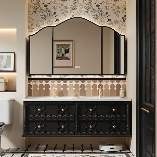Miroir esthétique moderne salle de bain armoire de… – vue 5