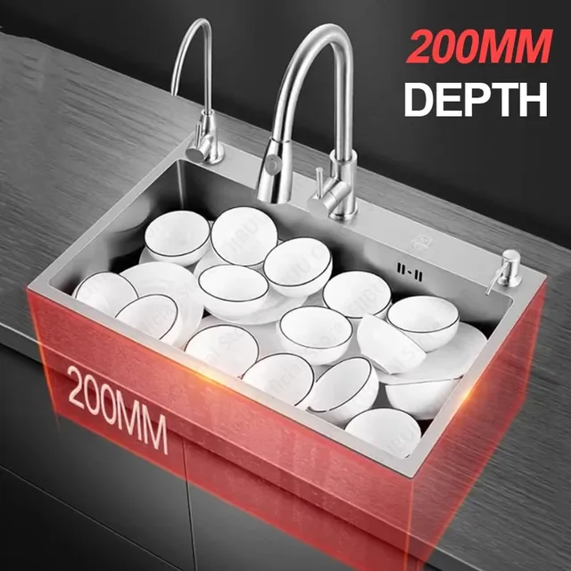 Éviers de cuisine en acier inoxydable 304 – vue 5
