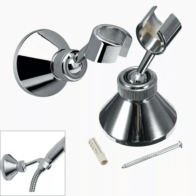 Support de pomme de douche chromé – vue 4