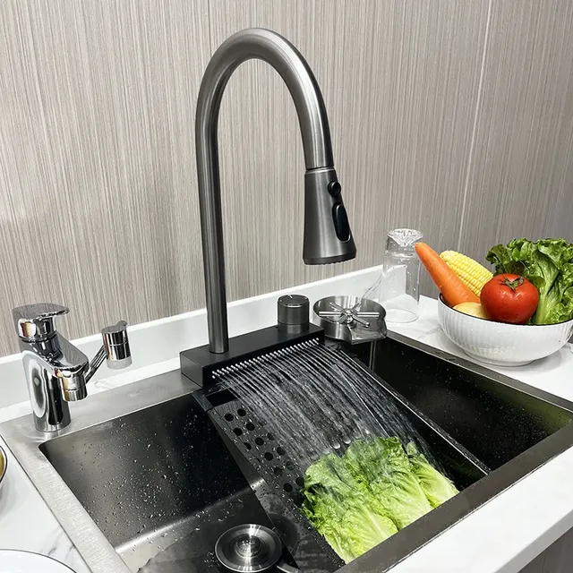 Robinet cascade populaire en acier inoxydable 304 – vue 2