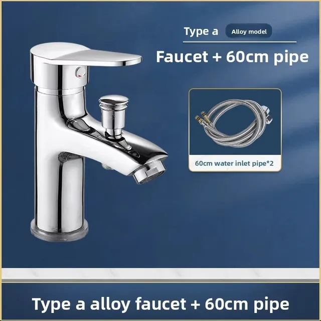 Robinet lavabo douche monotrou pont monté laiton poignée… – vue 6