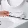 Brosse toilette murale plastique gris mat manche long… – vue 5