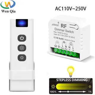 Variateur de lumière sans fil avec télécommandes