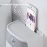 Distributeur mural papier toilette fermé plastique blanc… – vue 3
