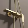 Ensemble de système de douche de salle de bains en or Rose – vue 4