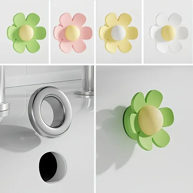 Bouchon de trou de débordement d'évier en Silicone Durable – vue 4