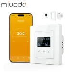 MIUCDA Tuya WiFi Thermostat intelligent, chauffage électrique au sol, contrôle de la température de la chaudière à gaz, fonctionne avec Alexa Google Home