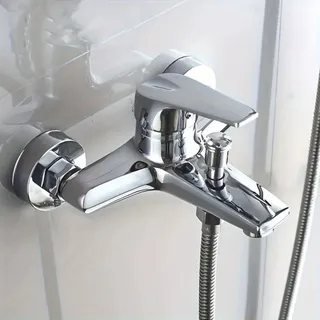 Mitigeur de douche de salle de bain - robinet en T mural dissimulé…