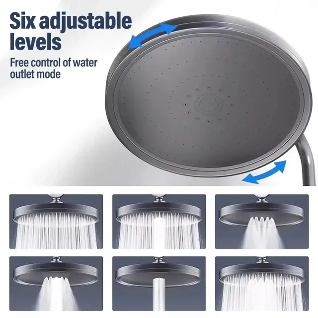 Nouveau 6 Modes réglable grande pomme de douche à effet… – vue 3