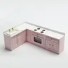 Maison de poupée Mini Table de cuisine évier comptoir… – vue 6