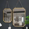 Miroir mural rectangulaire en fer de Style nordique – vue 3