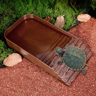 Escabeau de bain en plastique pour tortues grimpantes