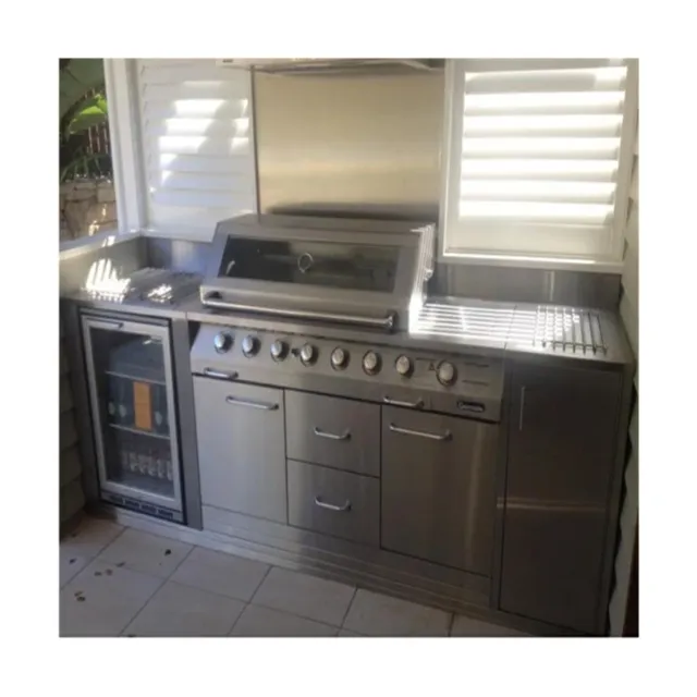 Cuisine extérieure inoxydable encastrable barbecue… – vue 3