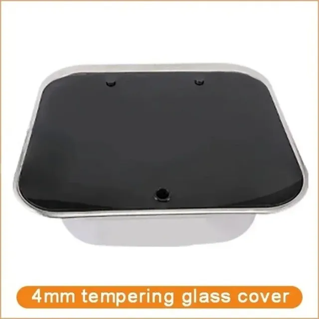 Lavabo à main en acier inoxydable pour caravane et Camping – vue 3