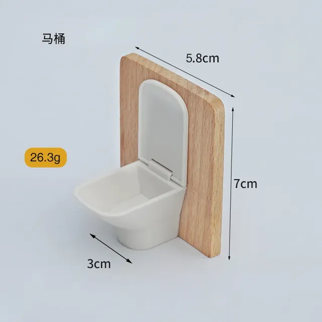Mini serviette de toilette T1 en bois – vue 5